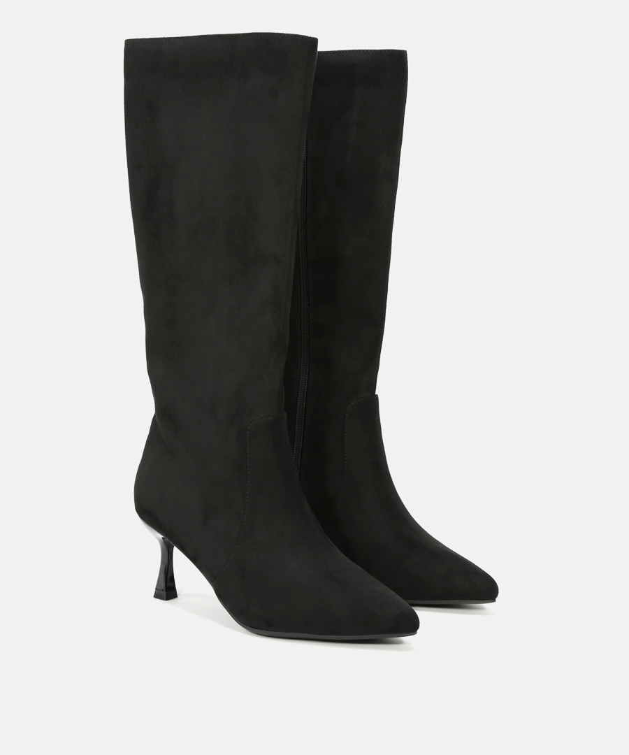 Botas altas tacón kitten image number null